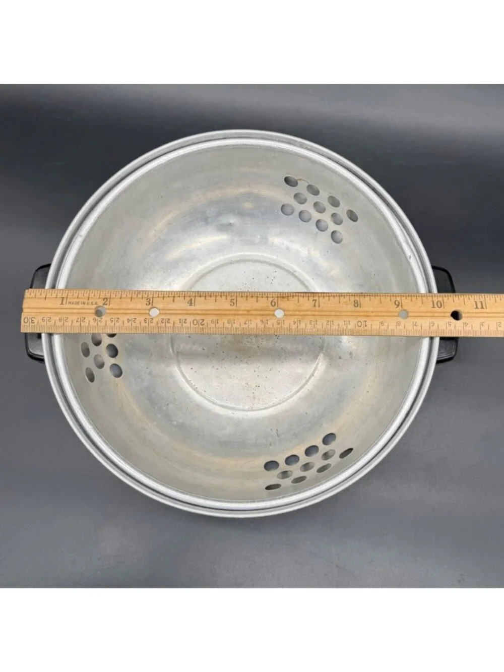 Vintage Bun Warmer West Bend USA Aluminum 1950s Serving Dish 3 Piece Retro